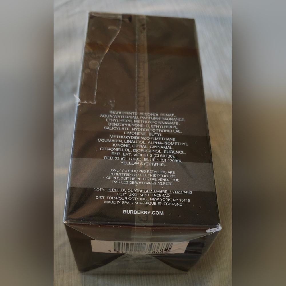 NIB Burberry Touch E.D.P for Men 3.3FL OZ - Picture 5 of 5